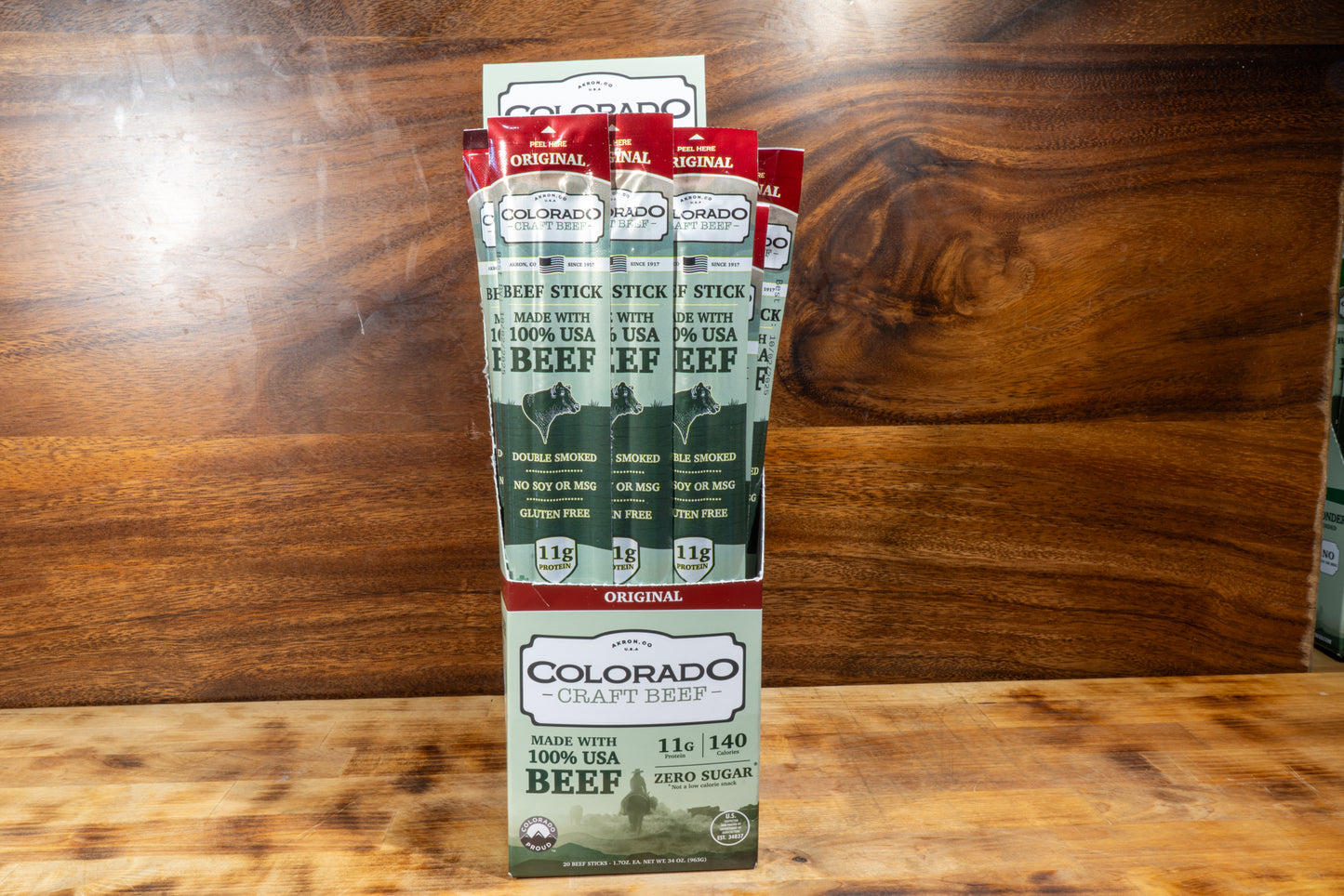Beef Stick Wholesale Pack - 120 Sticks in Retail Cartons