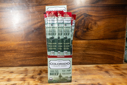 Beef Stick Wholesale Pack - 120 Sticks in Retail Cartons