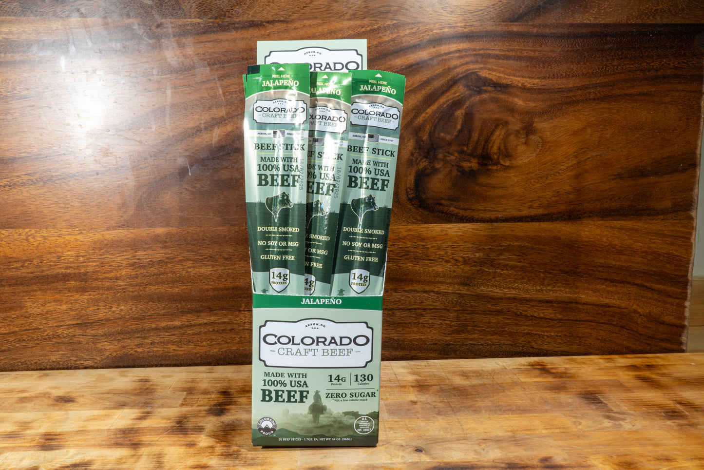 Beef Stick Wholesale Pack - 120 Sticks in Retail Cartons