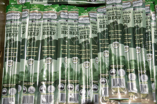 Beef Sticks 50ct. Carnivore Snack Box - 100% Beef