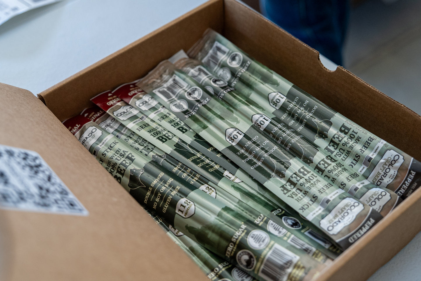 Beef Sticks 50ct. Carnivore Snack Box - 100% Beef