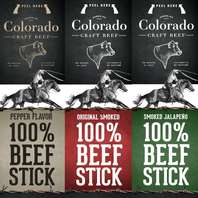 Craft Beef Beef Sticks 50ct. Carnivore Snack Box - 100% Beef – Colorado Craft Beef